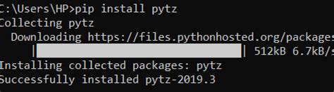 1 再或者使用 pip list 命令，查看是否存在Django模块。 2. . Import pytz